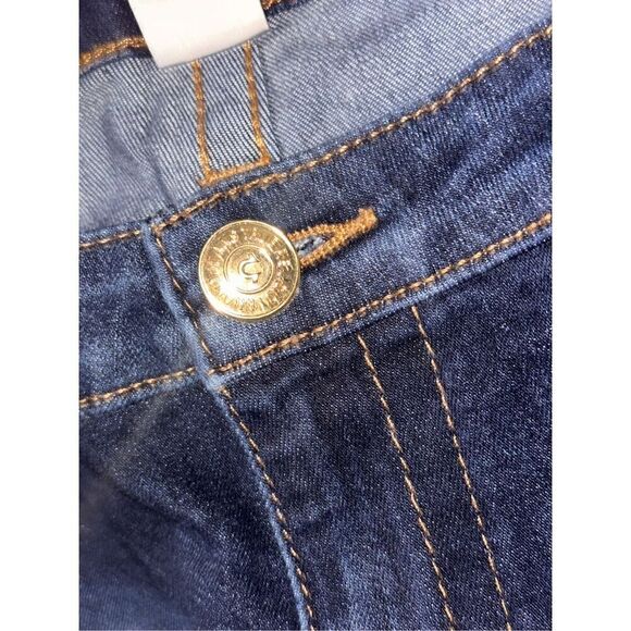 Vintage style True Religion Blue Veins Sequin Curvy Skinny Jeans Womens Size 40 - Picture 3 of 10